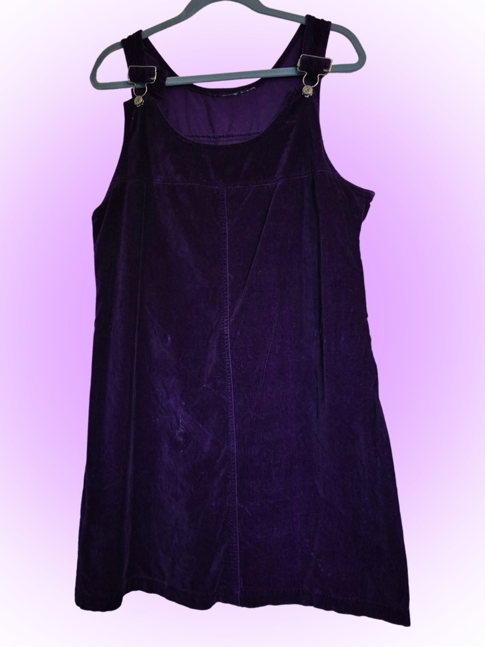 Velvet Overall Dress